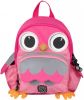 Pick & Pack Owl Shape Backpack pink melange Kindertas online kopen
