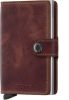 Secrid Miniwallet Portemonnee brown Vintage leather Dames portemonnee online kopen