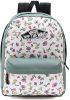 Vans Realm Rugzak Ditsy Poppy Floral Marshmellow/Duck Green online kopen