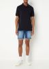 Scotch and Soda T shirts Essentials Organic cotton pique polo Zwart online kopen
