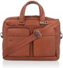 Piquadro Black Square Portfolio Computer Briefcase 15" Tobacco online kopen