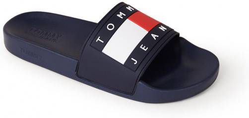Tommy Hilfiger Heren Badslippers Vlag Blauw 42 - Tassenshoponline.nl