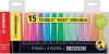 STABILO Markeerstift BOSS ORIGINAL 15 Stuks Deskset 9 Standaard + 6 Pastel Kleuren online kopen