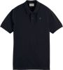 Scotch and Soda T shirts Essentials Organic cotton pique polo Blauw online kopen