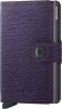 Secrid Miniwallet Portemonnee Crisple purple Dames portemonnee online kopen