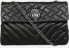 Kurt Geiger Kensington Leather schoudertas XXL black online kopen