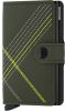 Secrid Pasjes portemonnees Miniwallet Stitch Linea Matt Base Groen online kopen