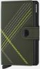Secrid Pasjes portemonnees Miniwallet Stitch Linea Matt Base Groen online kopen