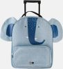 Merkloos Trixie Trolley Koffer Mrs. Elephant 45 X 34 Cm Blauw online kopen