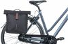 Basil dubbele fietstas city mik 28 tot 32 liter Zwart online kopen
