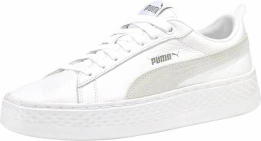 Puma Smash Platform Sneaker Dames Wit - Tassenshoponline.nl