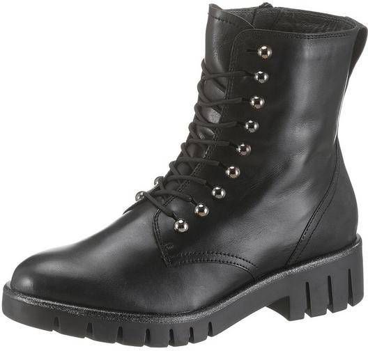 Tamaris TOUCH it Zwarte Boots met Rits/Veter - Tassenshoponline.nl