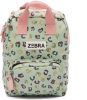 Zebra Trends Girls Rugzak S Vierkant leo mint & gold Kindertas online kopen
