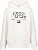 Tommy Hilfiger hoodie van biologisch katoen wit online kopen