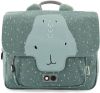 Fan Toys Trixie Schooltas Mr. Hippo 29 X 25 Cm Katoen Groen online kopen