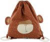 Trixie Mr. Monkey Drawstring Bag brown Kindertas online kopen