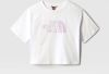 The North Face Girls' Crop Graphic T Shirt Junior Kind online kopen