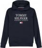 Tommy Hilfiger hoodie van biologisch katoen wit online kopen