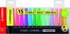 STABILO Markeerstift BOSS ORIGINAL 15 Stuks Deskset 9 Standaard + 6 Pastel Kleuren online kopen