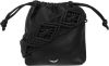 Zadig & Voltaire Rock To Go Bag in Black Leather , Zwart, Dames online kopen