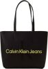 Calvin Klein Zwarte Shopper Sculpted Shopper29 Mono online kopen
