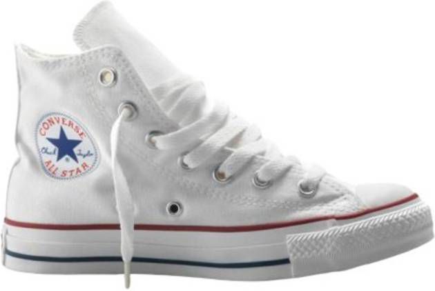 Converse All stars hoog (mt 35 t/m 46)- Wit 46,5 (UK 11,5) -  Tassenshoponline.nl
