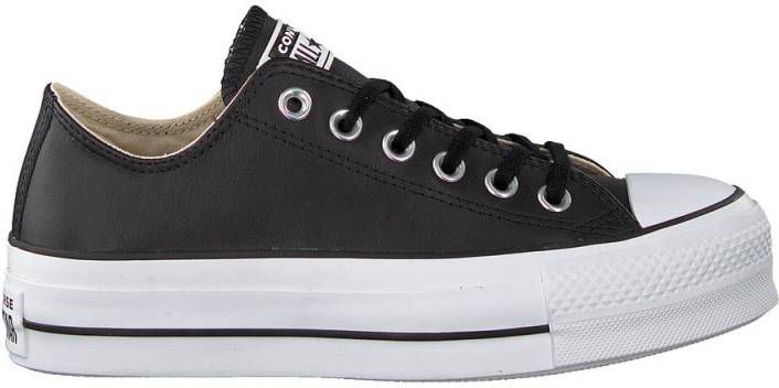 Converse Chuck Taylor All Star Ox Lift Sneakers met gestapelde zool in  zwart - Tassenshoponline.nl