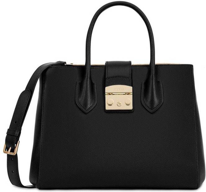 Furla Handtassen Metropolis Medium Tote Zwart Tassenshoponline
