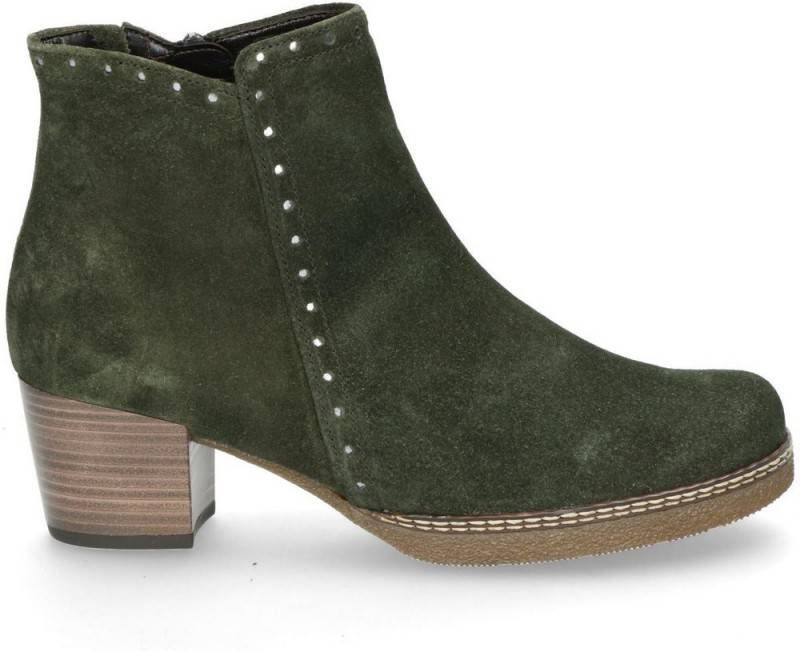 Enkellaarsje Gabor groen - Herenschoenensales.be