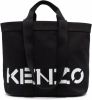 Kenzo Shopper Bag met logo , Zwart, Dames online kopen