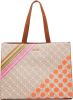 Liu Jo Beige Shopper Lucente Shopping Bag online kopen