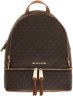 Michael Kors Rhea Medium Logo Backpack , Bruin, Dames online kopen