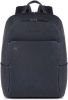 Piquadro Black Square Computer Backpack with iPad Compartment night blue backpack online kopen
