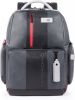 Piquadro Urban PC and iPad Backpack with Anti theft cable grey black backpack online kopen