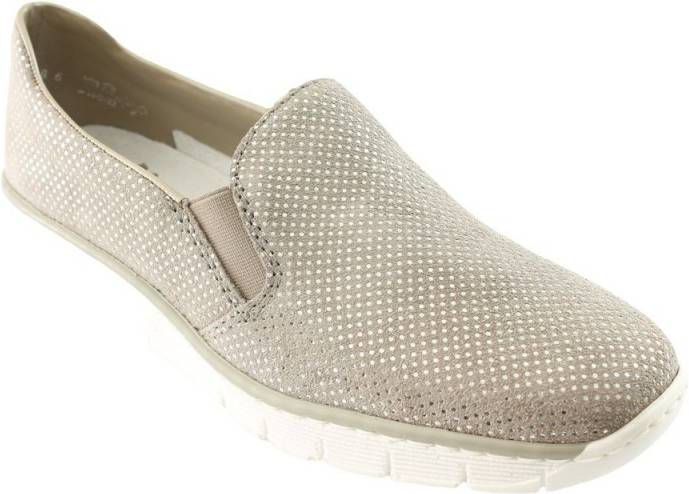 Rieker Instappers \u0026 Slip ons Grijs Dames - Tassenshoponline.nl