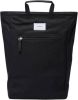 Sandqvist Tony Backpack black with black leather backpack online kopen