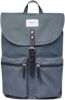 Sandqvist Roald dark slate with black leather backpack online kopen