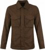 Scotch & Soda Regular fit overshirt in wolblend met klepzakken online kopen