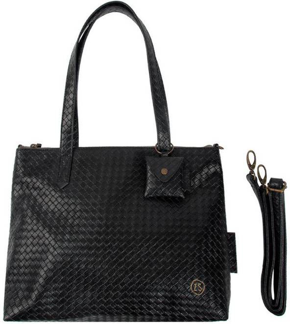 Zusss Schoudertassen Royale Handtas Zwart Tassenshoponline