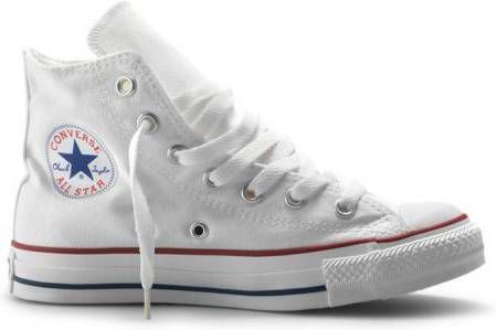 Converse All stars hoog (mt 35 t/m 46)- Wit 46,5 (UK 11,5) -  Tassenshoponline.nl