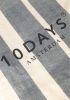 10DAYS Shopper van canvas met streepprint online kopen