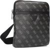 Guess Zwarte Reportertas Vezzola Crossbody Flat online kopen