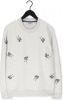 Scotch & Soda Lichtgrijze Sweater Embroidered Crew neck Sweatshi online kopen