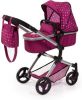Bayer Combi poppenwagen Vario, bordeaux inclusief luiertas online kopen