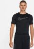 Nike Pro Dri FIT Herentop met korte mouwen en strakke pasvorm Zwart online kopen