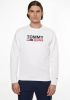 Tommy Hilfiger Sweatshirt Dm0Dm12938 , Wit, Heren online kopen