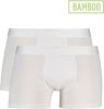 Slater Boxershorts bamboo 2 pack(8800 white ) online kopen