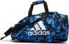 Adidas Combat Sporttas 2 in 1 Blauw/zilver Camo 83 Liter online kopen