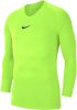 Nike Dri Fit Park Ondershirt Lange Mouwen Volt Groen Zwart online kopen