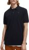 Scotch and Soda T shirts Essentials Organic cotton pique polo Blauw online kopen